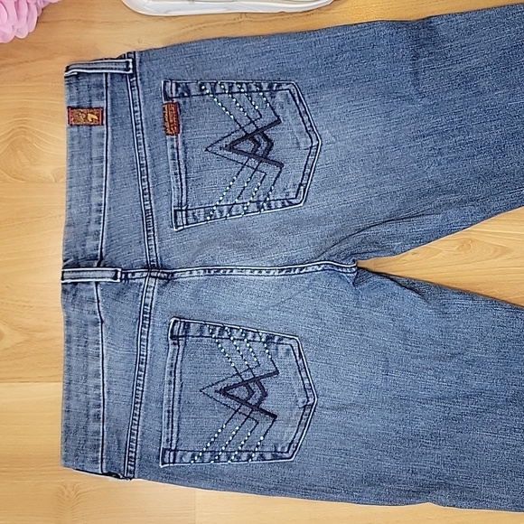 7 For All Mankind "A Pocket" Flare Leg Jeans - Picture 13 of 16